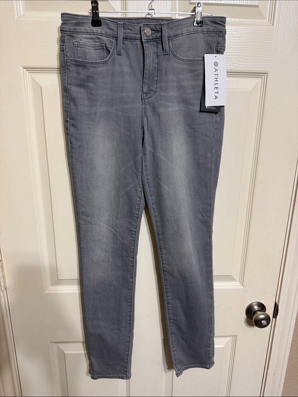 Athleta Women's Gray Skinny Jeans - Sleek Slim Fit